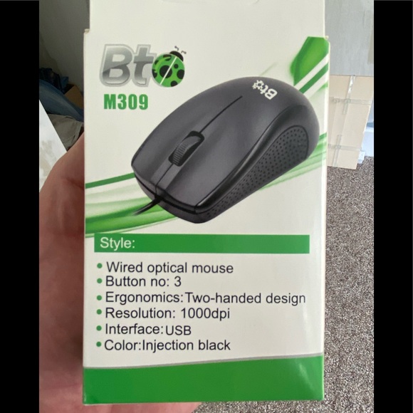 NEW 2 BTO Comfortable and Classic Wired USB Black Keyboard 104 Keys and Mouse - Picture 2 of 8